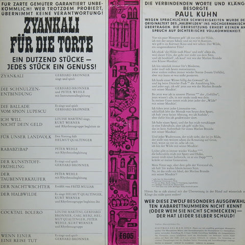 Zyankali für die Torte