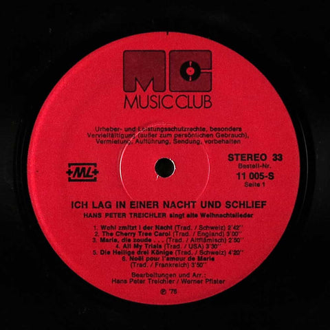 Ich lag in einer Nacht und schlief