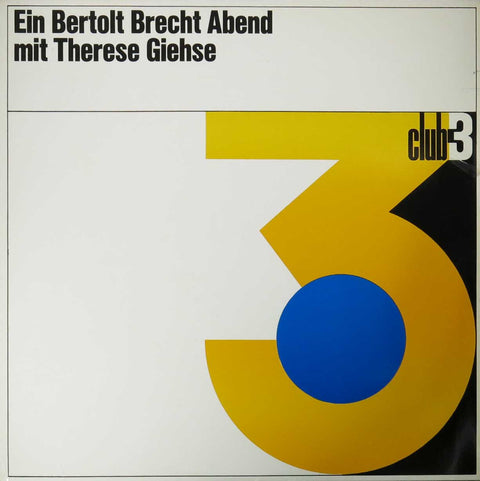 Ein Bertolt Brecht Abend mit Therese Giehse