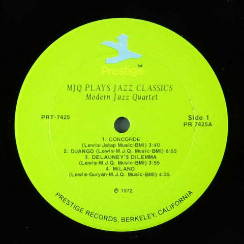 The Modern Jazz Quartet plays Jazz Classics