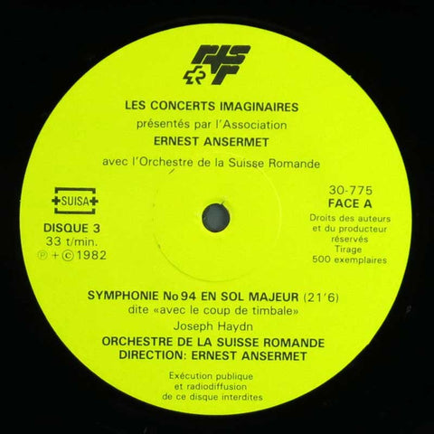 Les concerts imaginaires II Disque No 3
