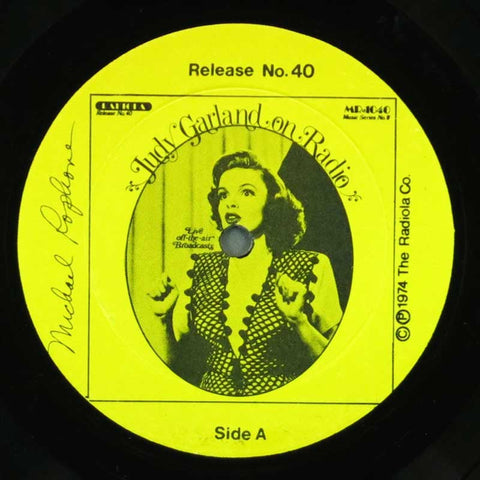 Judy Garland On Radio