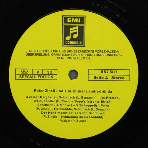 Peter Zinsli und sini Churer Ländlerfründa
