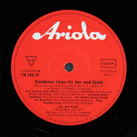 Goldener Löwe für Jan & Kjeld - rar!