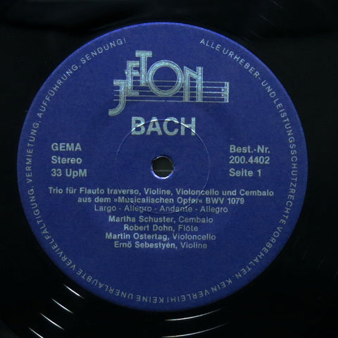 Bach "Direct-To-Disc"