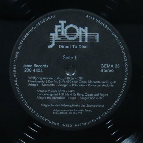Virtuose Musik für Holzbläser "Direct To Disc"