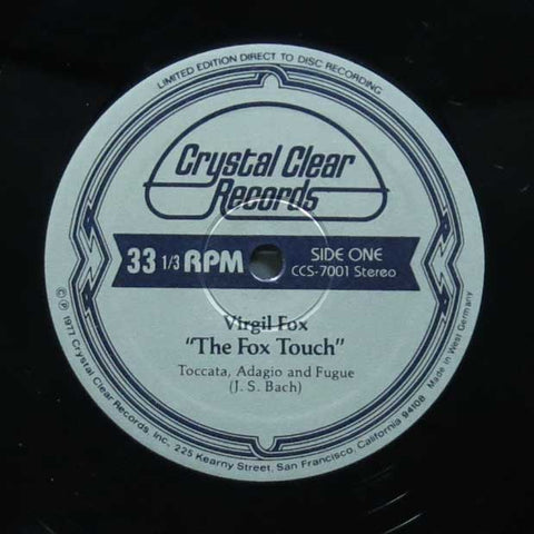 The Fox Touch Volume One "Direct To Disc"
