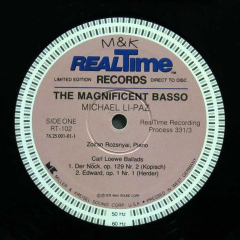 The Magnificent Basso: Ballads / Arias "Direct-to-Disc"