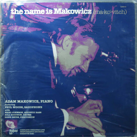 The Name is Makowicz "Direct To Disc"