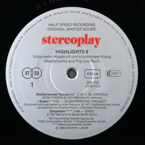Highlights No. 8 - Meisterwerke aus Pop und Rock