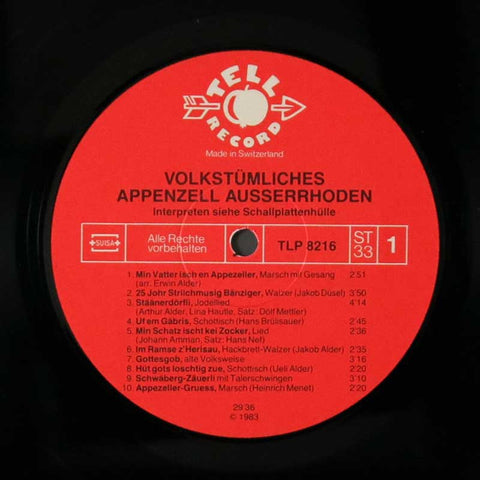 Volkstümliches Appenzell Aussererhoden