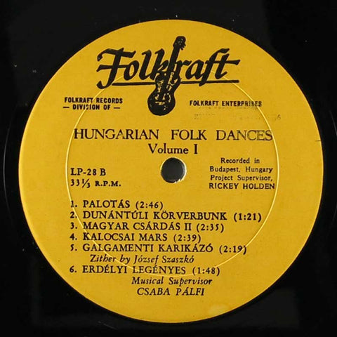 Hungarian Folk Dances Volume I