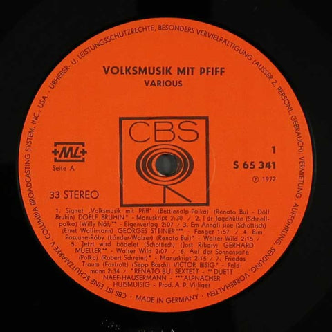Volksmusik mit Pfiff
