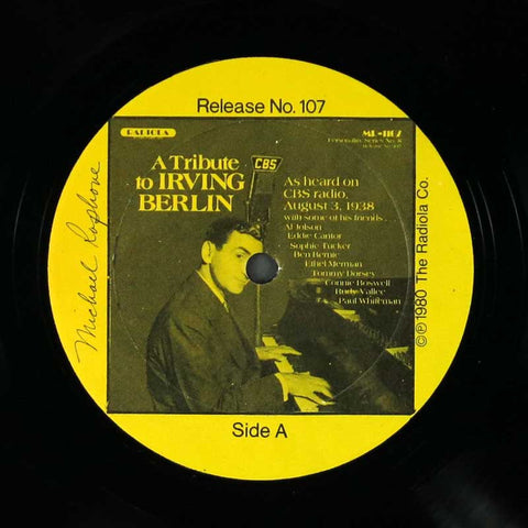 A Tribute To Irving Berlin