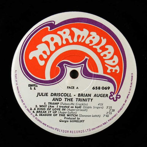 Julie Driscoll Brian Auger Ad The Trinity