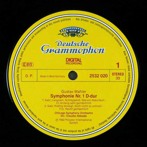 Mahler - Symphonie No. 1