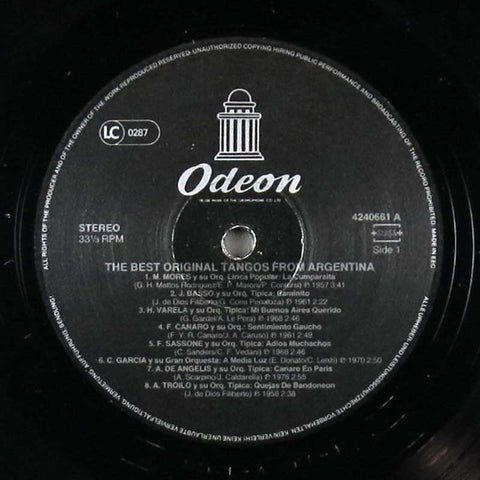 Tango Palace - The Best Original Tangos From Argentina