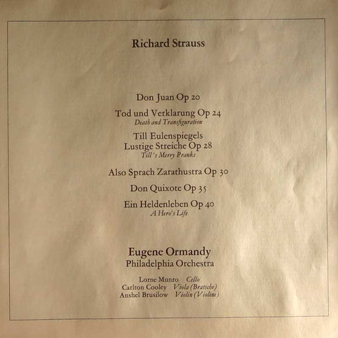 Richard Strauss - Ein Heldenleben