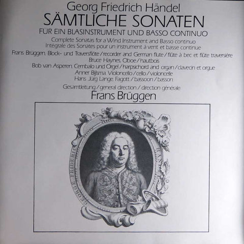 Händel - Sämtliche Sonaten für ein Blasinstrument und Basso Continuo
