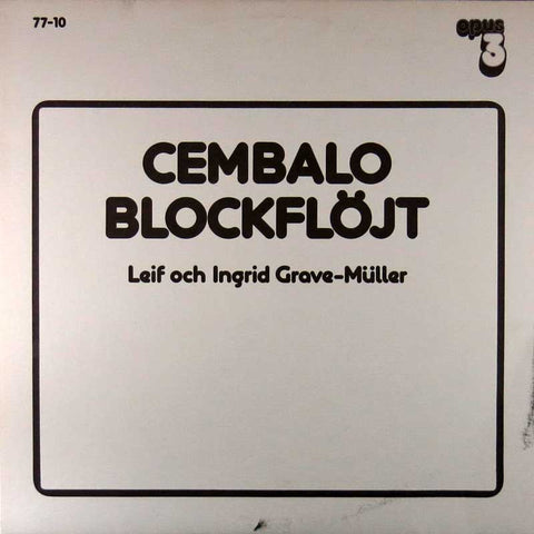 Cembalo Blockflöjt