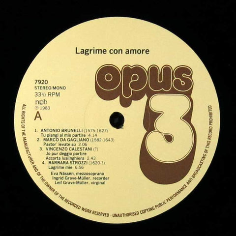 Lagrime Con Amore