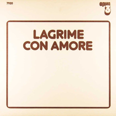 Lagrime Con Amore
