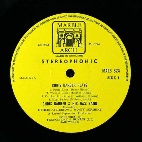 Chris Barber Plays
