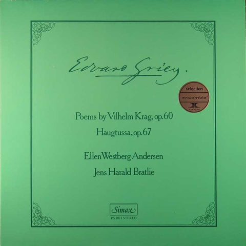 Grieg - Poems by Vilhelm Krag, op. 60