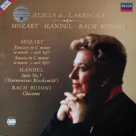 Alicia de Larrocha - Mozart · Handel · Bach · Busoni