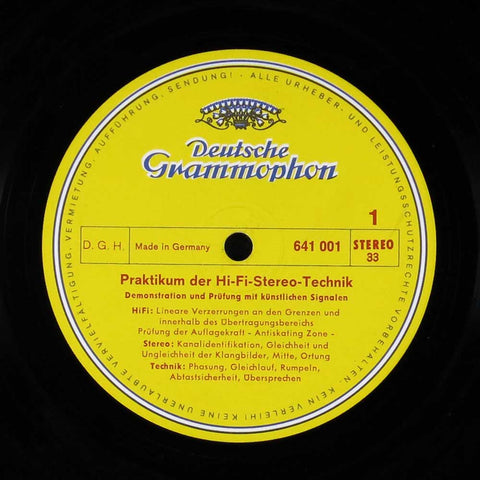 Praktikum der Hi-Fi-Stereo-Technik