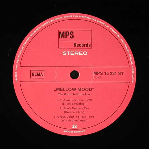 Oscar OPeterson Vol. V - Mellow Mood