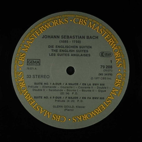 Bach - The English Suite