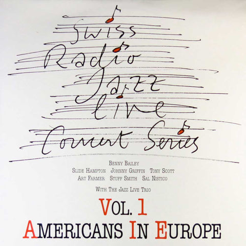 Swiss Radio Jazz live Vol. 1