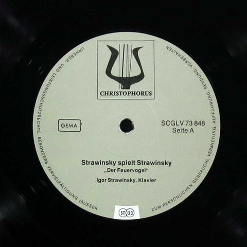 Strawinwky spielt Strawinsky