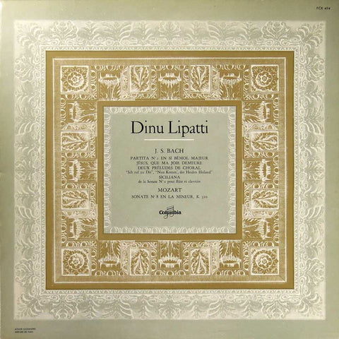 Recital par Dinu Lipatti – Mozart / Bach