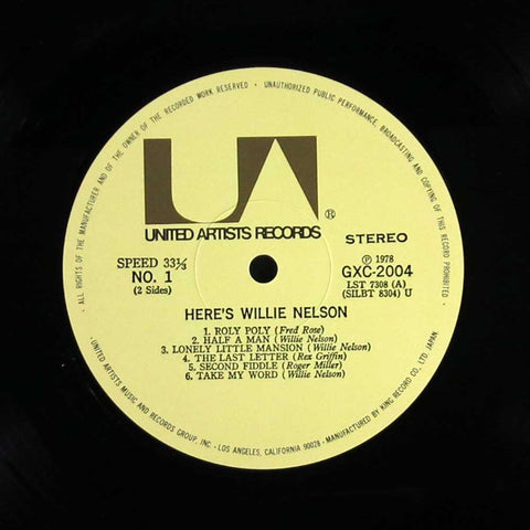 Here's Willie Nelson