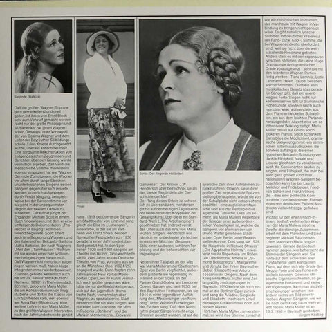 Maria Müller – Ein Sängerportrait