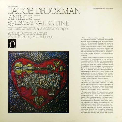 Druckman – Animus III / Synapse, Valentine
