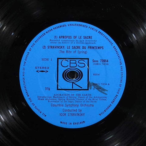 Stravinsky conducts Le sacre du printemps