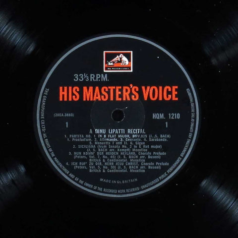 A Dinu Lipatti Recital