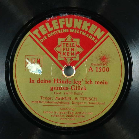 In deine Hände leg' ich mein ganzes Glück / Schön ist Jeder Tag, den du mir schenkst, Marie-Luise