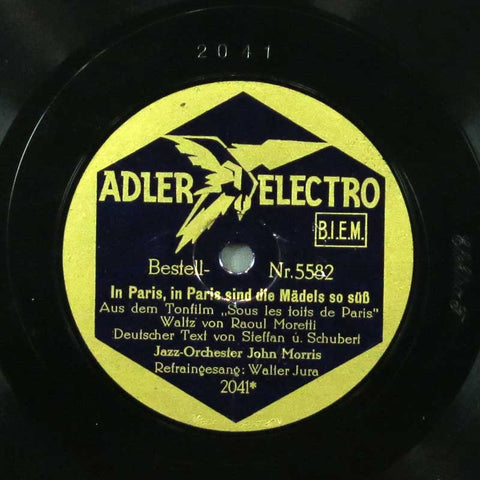 In Paris, in Paris sind die Mädels so süss / C'est pas comme ça