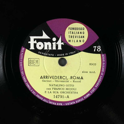 Arrivederci Roma / Souvenir d'Italie