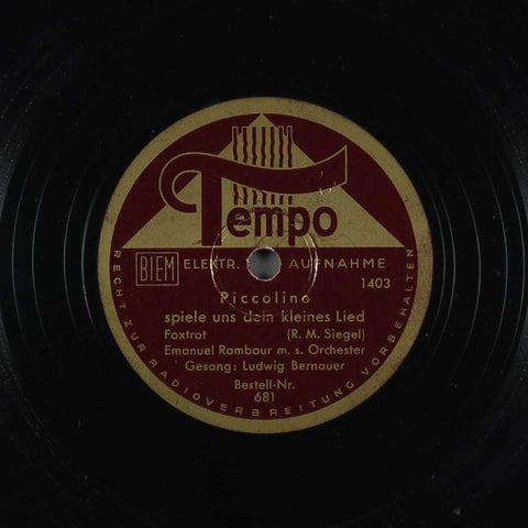 Piccolino spiele uns dein kleines Lied / Der Onkel Jonathan