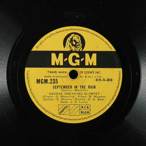 September In The Rain / Bop, Look And Listen