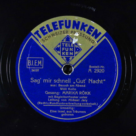 Sag' mir schnell gute Nacht / Eine Insel, aus Träumen geboren