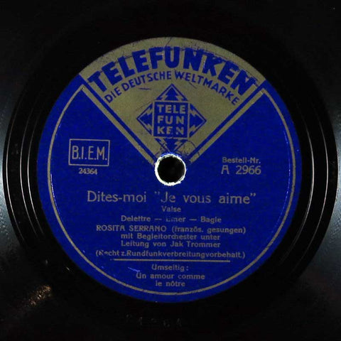 Dites-moi "je vous aime" / Un amour comme le nôtre