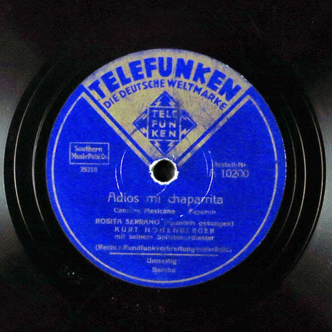 Adios mi chaparrita / Bamba