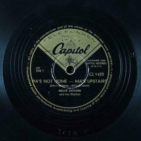 Pa's Not Home - Ma's Upstairs / I Really Couldn't Love You