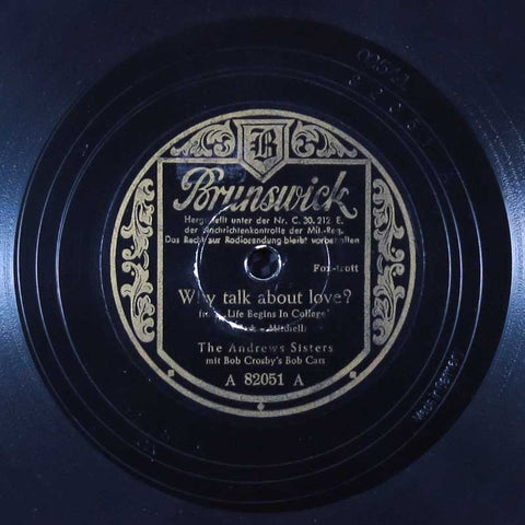 Why Talk About Love / Begin the Beguine